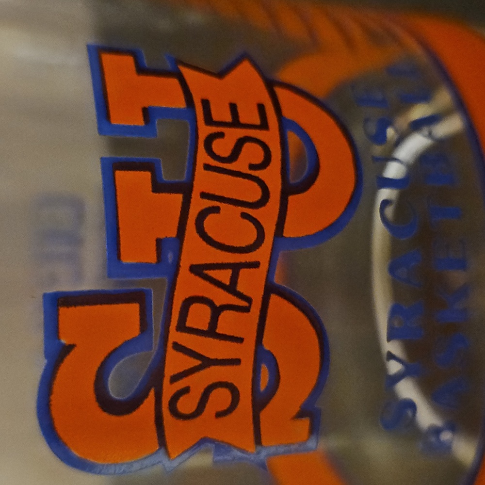 Syracuse University Vintage 80s Big East Basketball Glass Tumbler - Picture 2 of 6